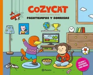 Portada de Cozy cat 9: Pasatiempos y sonrisas