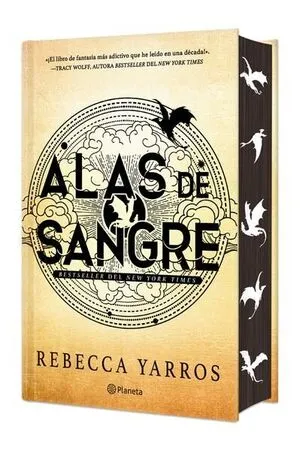 Portada de Empíreo 1: Alas de sangre (tapa dura cantos tintados)
