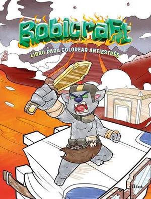 Portada de Bobicraft - libro para colorear antiestrés