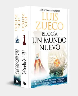 Portada de Pack bilogia un mundo nuevo (el tablero de la reina el mapa de un mundo nuevo)