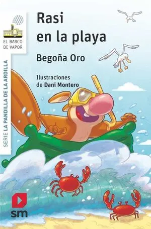 Portada de La pandilla de la ardilla 19 :rasi en la playa