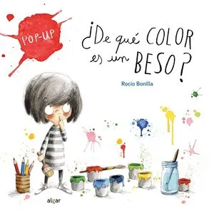 Portada de ¿De que color es un beso? (Pop up)