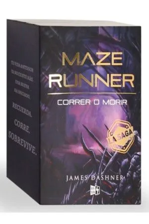 Portada de Paquete maze runner: (Correr o morir, prueba de fuego,cura mortal,virus letal)