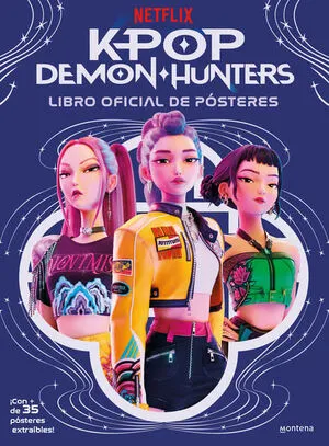 Portada de Kpop demon hunters: Libro oficial de pósteres
