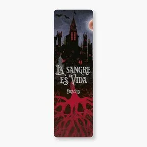 Portada de Marcapaginas: La sangre es vida