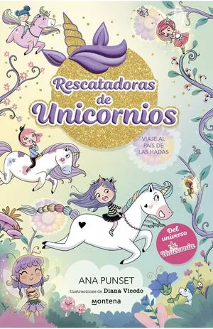 Portada de Rescatadoras de unicornios 2: Viaje al país de las hadas