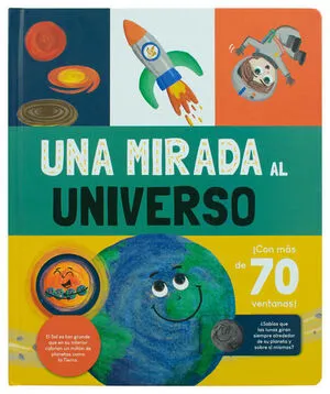 Portada de Libro infantil con ventanas: Una mirada al universo