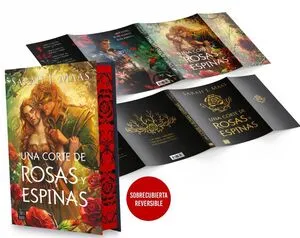 Portada de Una corte de rosas y espinas. Edición especial con sobrecubierta reversible
