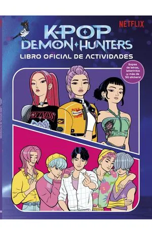 Portada de Kpop demon hunters - libro de actividades oficial