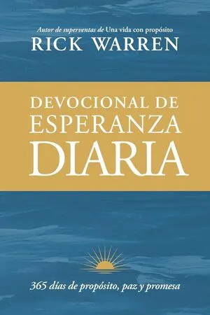 Portada de Devocional de esperanza diaria: 365 días de propósito, paz y promesa