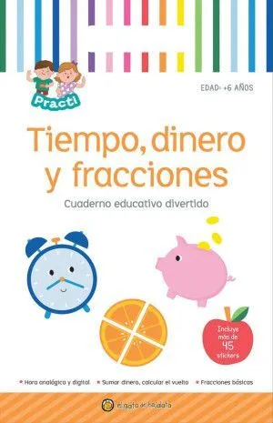 Portada de Practi: Tiempo, dinero y fracciones