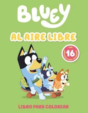 Portada de Bluey. Al aire libre