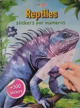 Portada de Animales extremos con stickers: Reptiles bamag0212