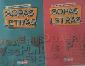 Portada de Libro pasatiempo sopas de letras 2 titulos surtidos bpvst3259