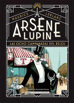 Portada de Arsene lupin, las ocho campanadas del reloj