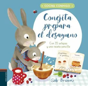 Portada de Conejita prepara el desayuno