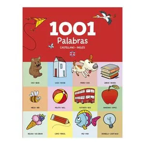 Portada de 1001 palabras castellano - ingles btd001