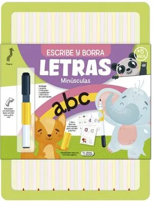 Portada de Escribe y borra: Letras minusculas cpc256