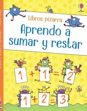 Portada de Aprendo a sumar y restar- libros pizarra