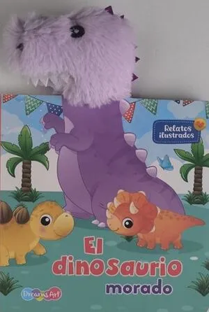 Portada de Relatos ilustrados: El dinosaurio morado bfdar0429