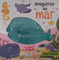 Portada de Piezas magicas: Amiguitos del mar con rompecabeza bbdar0463