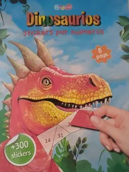 Portada de Animales extremos con stickers: Dinosaurios bamag0212