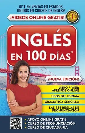 Portada de Inglés en 100 días  curso de inglés