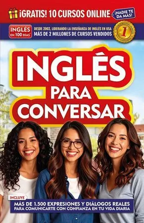 Portada de Inglés en 100 días  inglés para conversar