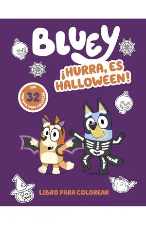 Portada de Bluey. Actividades - ¡hurra, es halloween!