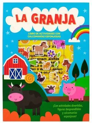 Portada de La granja. Libro de actividades con calcomanías esponjosas