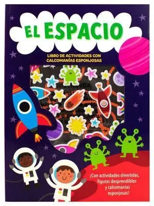 Portada de Calcomanias esponjosas: El espacio
