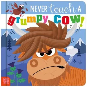 Portada de Never touch a grumpy cow!
