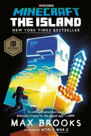 Portada de Minecraft: The island: An official minecraft novel