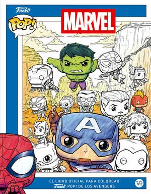 Portada de El libro oficial para colorear funko pop! De los avengers
