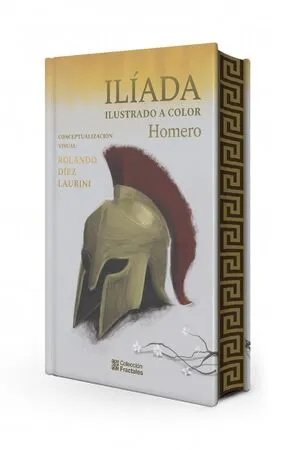 Portada de Iliada / pd. ( edición con cantos pintados )
