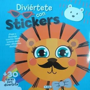 Portada de Diviertete con stickers: Tigre cad237